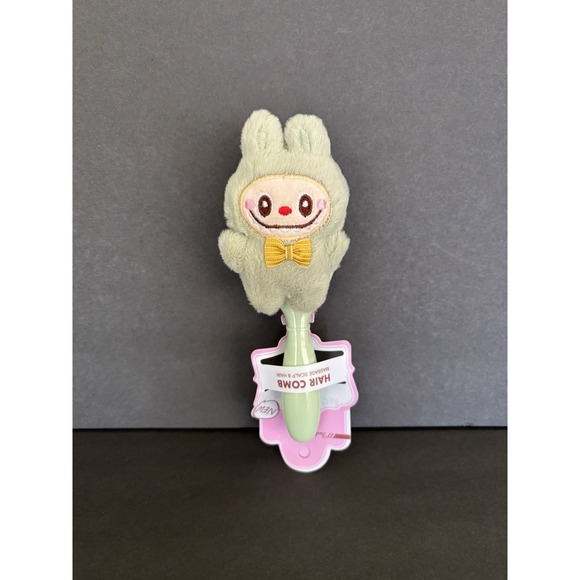 Gift Set 5pcs- Labubu Tote Bag, Shoe Charms, Hair Brush, Stick On Nail Set NEW - Picture 7 of 12